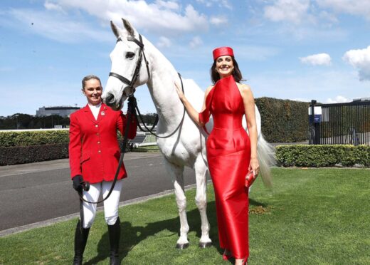 RANDWICK RUNWAY The Sydney Everest Carnival Launch reminds us once again that horse racing still exists and hats can look like solar panels