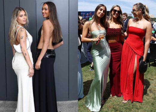 PUNTERS AND POSERS Florals? For spring? TAB Everest Race Day proves that they can, in fact, be groundbreaking