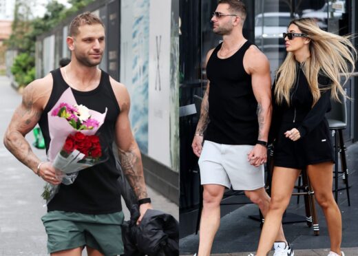 SPOTTED MAFS’ Scott picks up red roses before taking Gia out on a very romantic date to Taco Bell