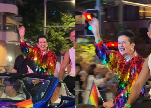 SPOTTED Clover Moore attending the 48th Mardi Gras Parade