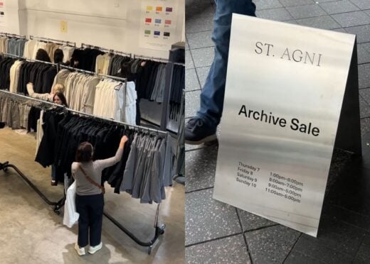 THERAPY The St. Agni archive sale is here this weekend for all your retail therapy needs